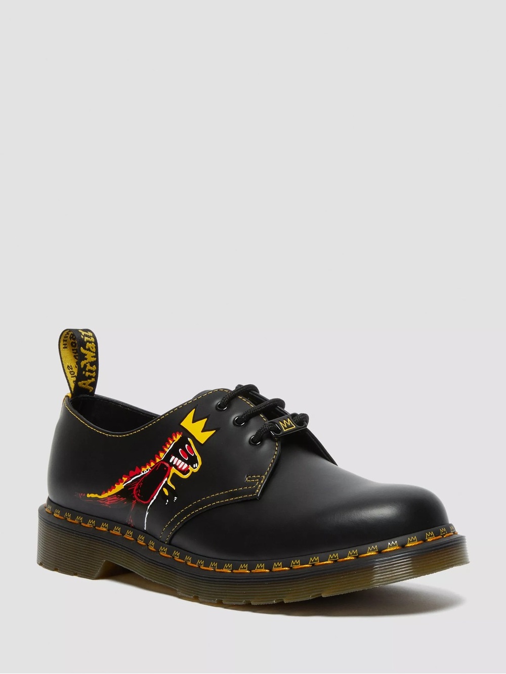 DR MARTENS X JEAN MICHEL BASQUIAT 1461 LEATHER OXFORD SHOES 5